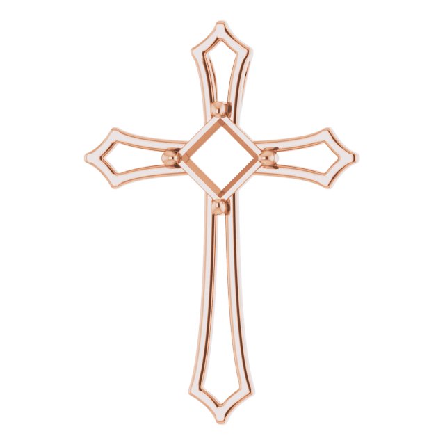 Accented Cross Pendant