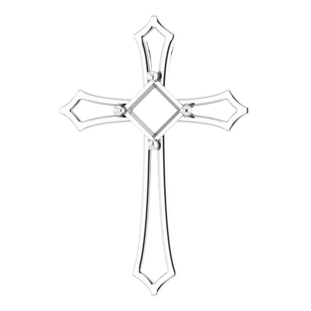 Accented Cross Pendant