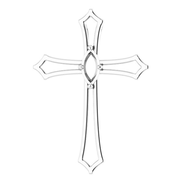 Accented Cross Pendant