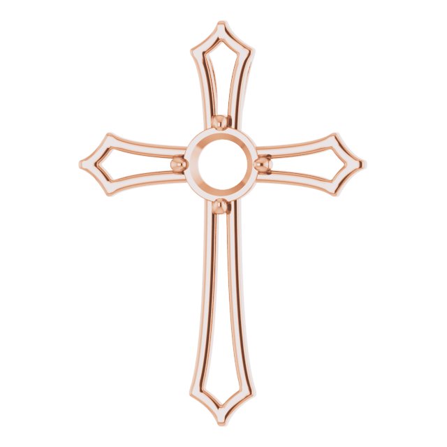 Accented Cross Pendant