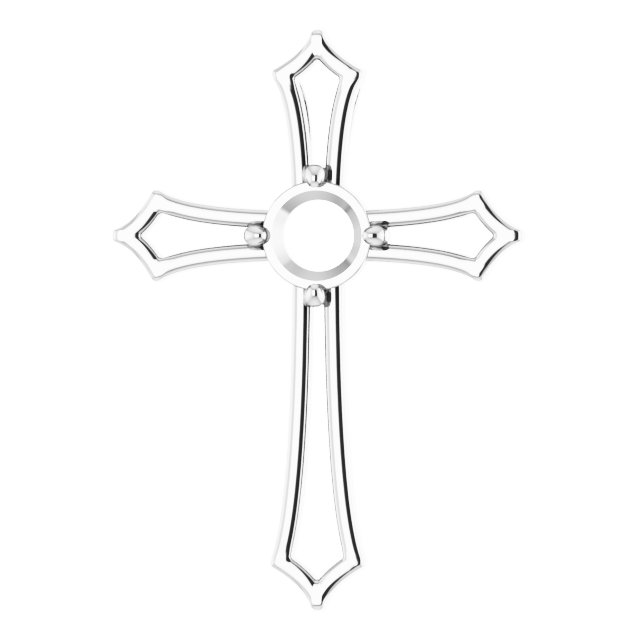 Accented Cross Pendant