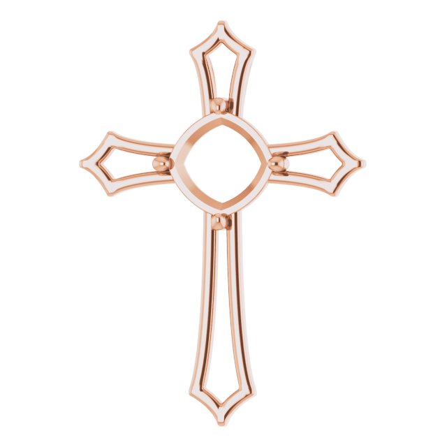 Accented Cross Pendant