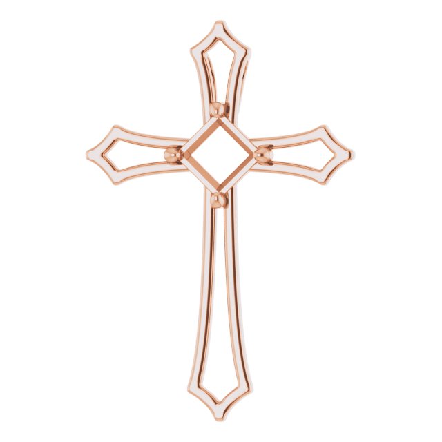 Accented Cross Pendant