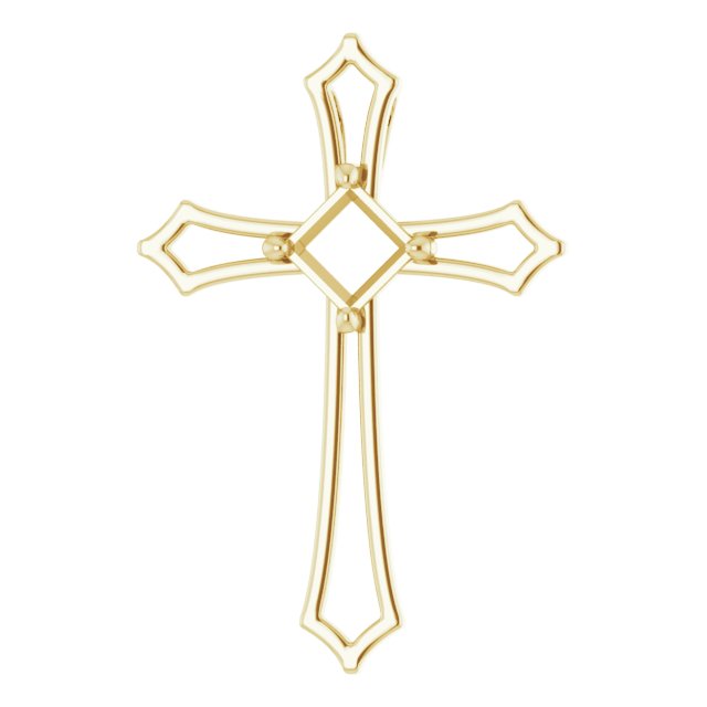 Accented Cross Pendant