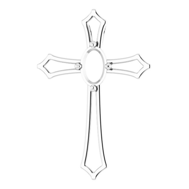 Accented Cross Pendant