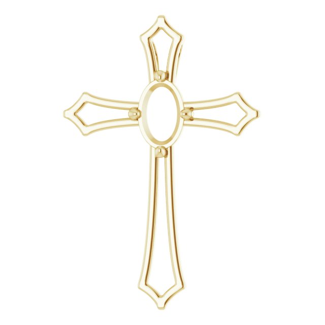 Accented Cross Pendant