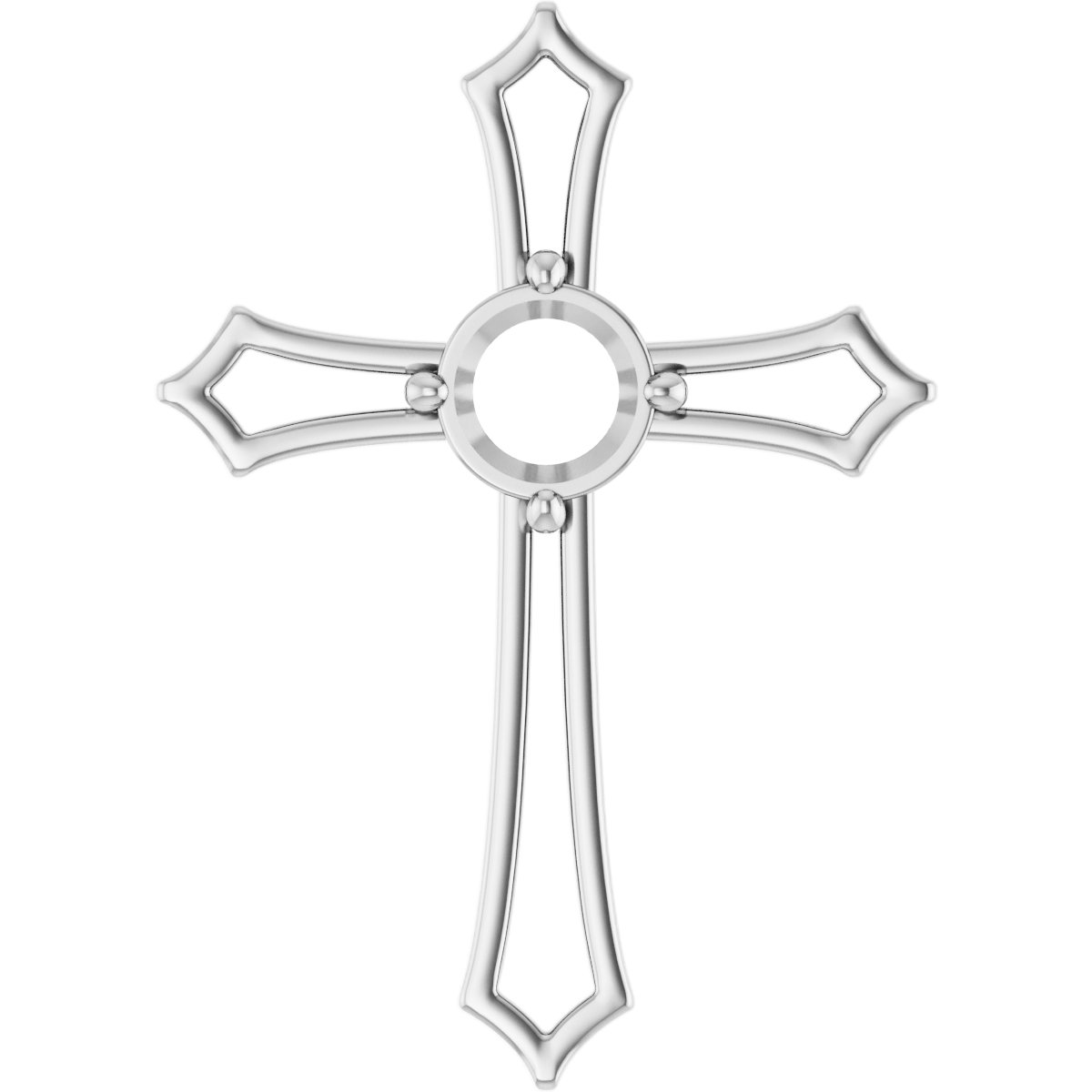 Accented Cross Pendant