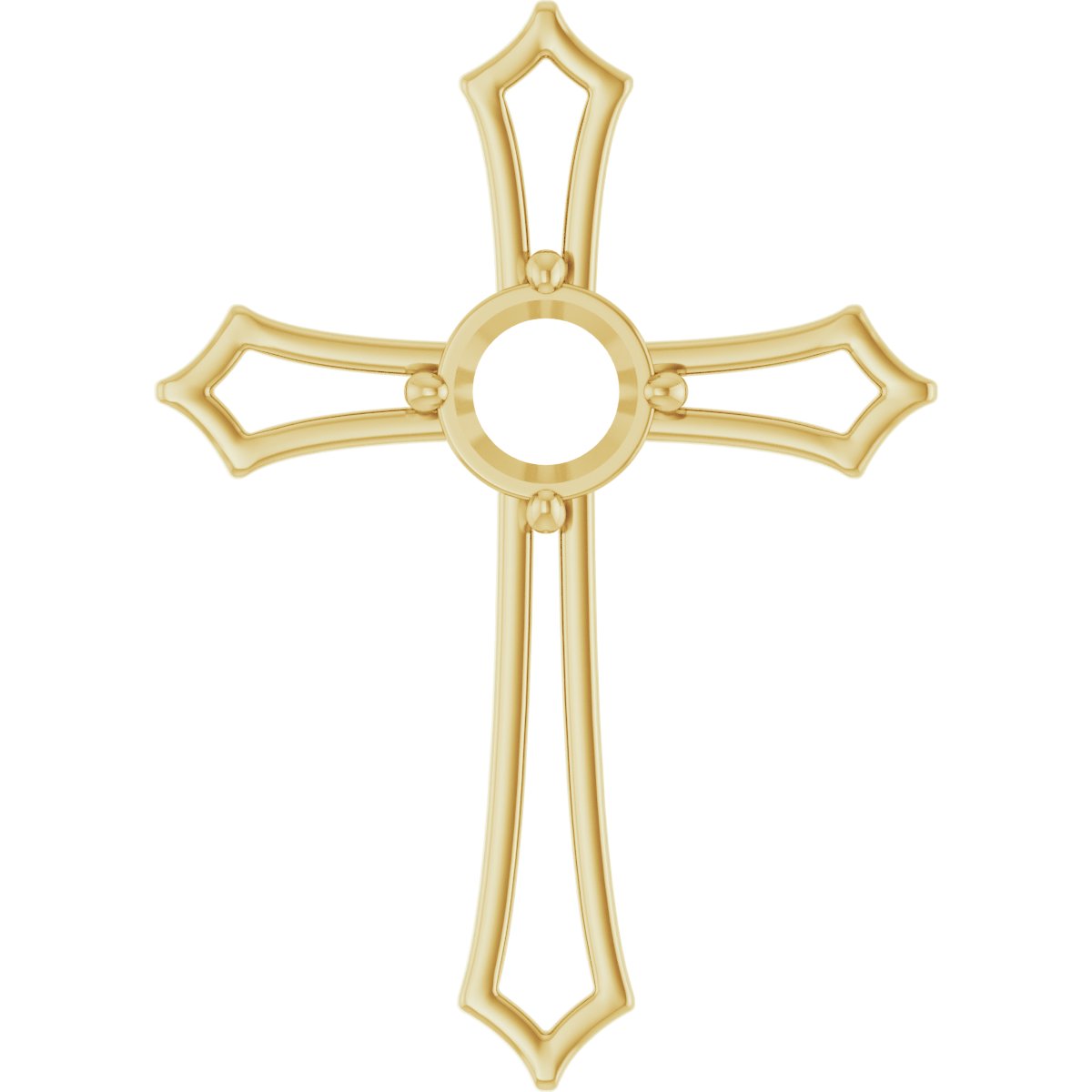 Accented Cross Pendant
