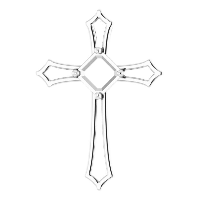 Accented Cross Pendant
