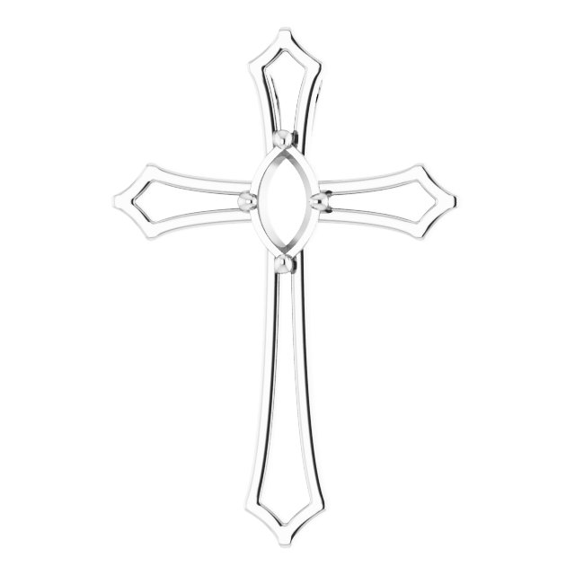 Accented Cross Pendant