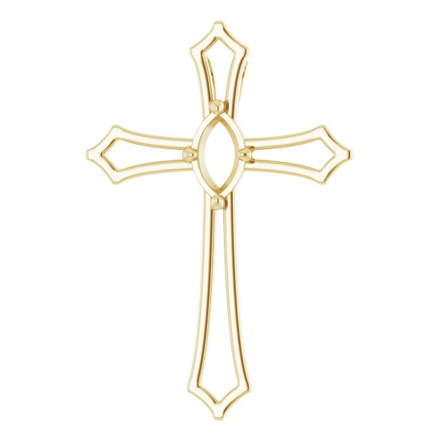 Accented Cross Pendant