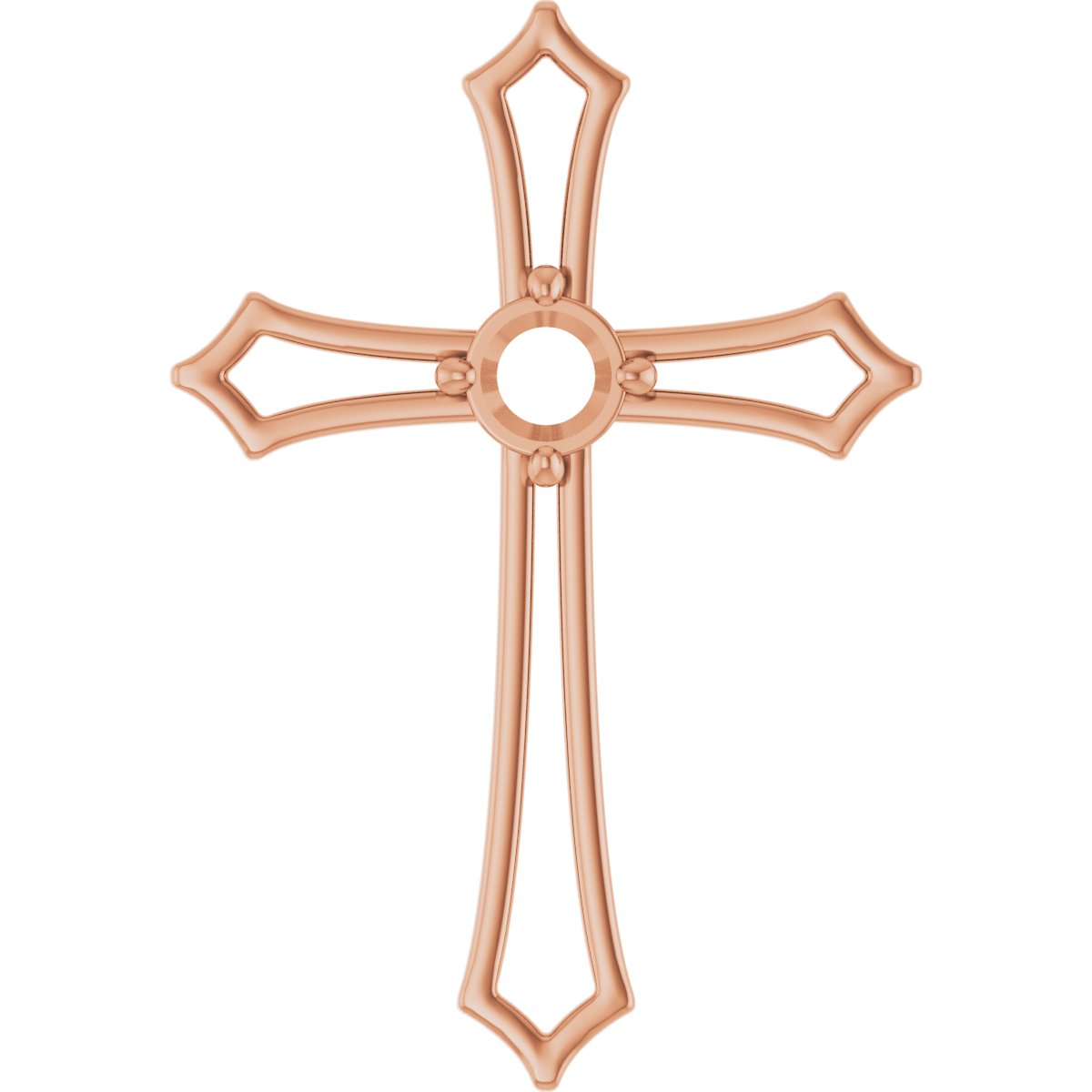 Accented Cross Pendant