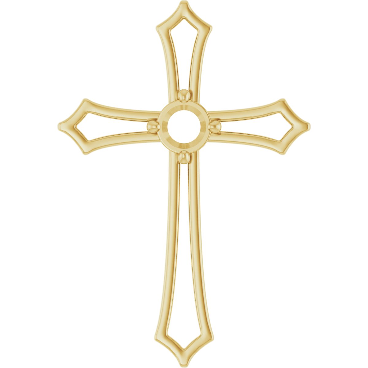 Accented Cross Pendant