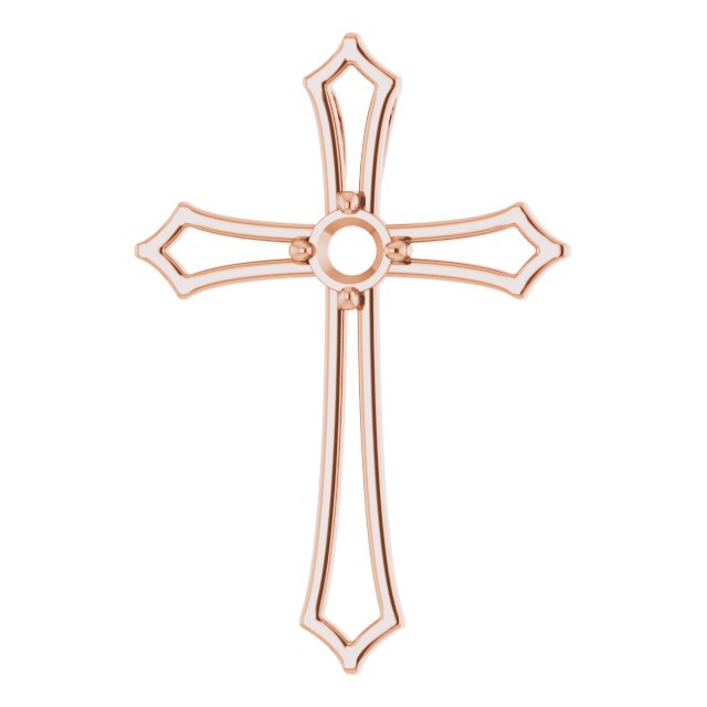 Accented Cross Pendant