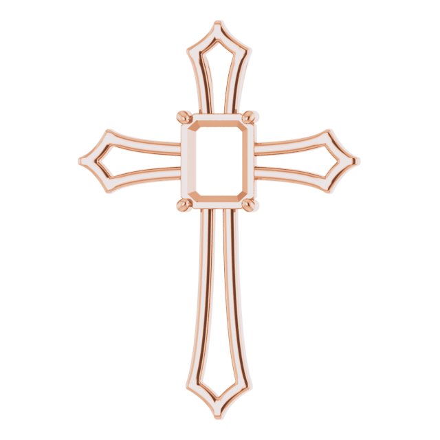 Accented Cross Pendant