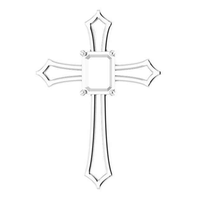 Accented Cross Pendant
