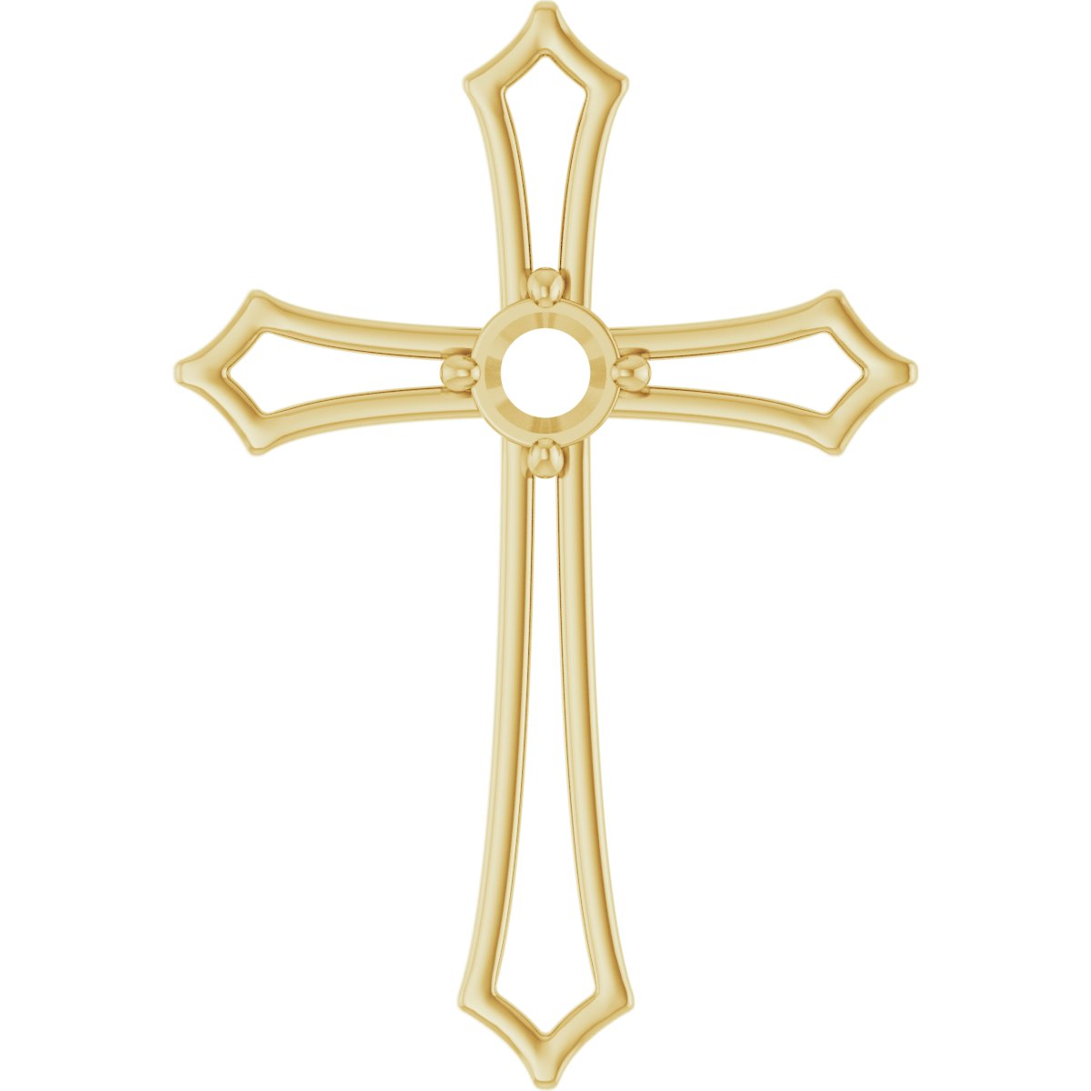 Accented Cross Pendant