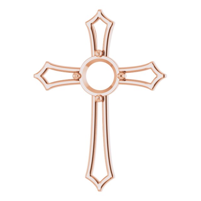Accented Cross Pendant