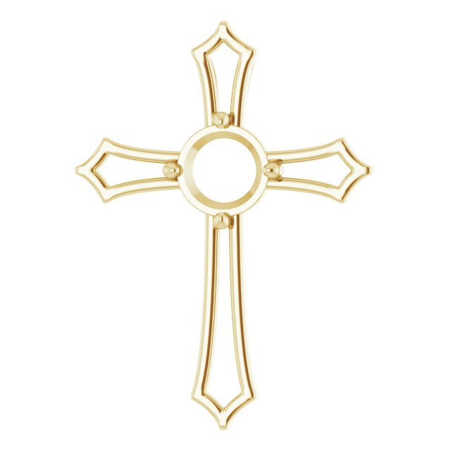 Accented Cross Pendant