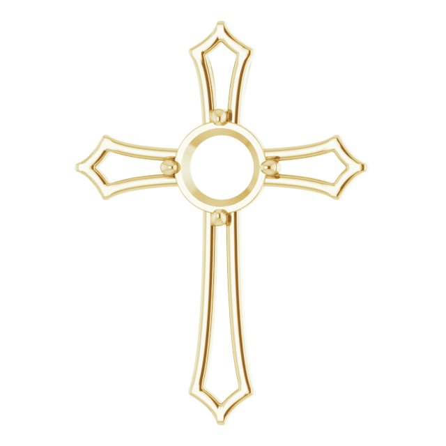 Accented Cross Pendant