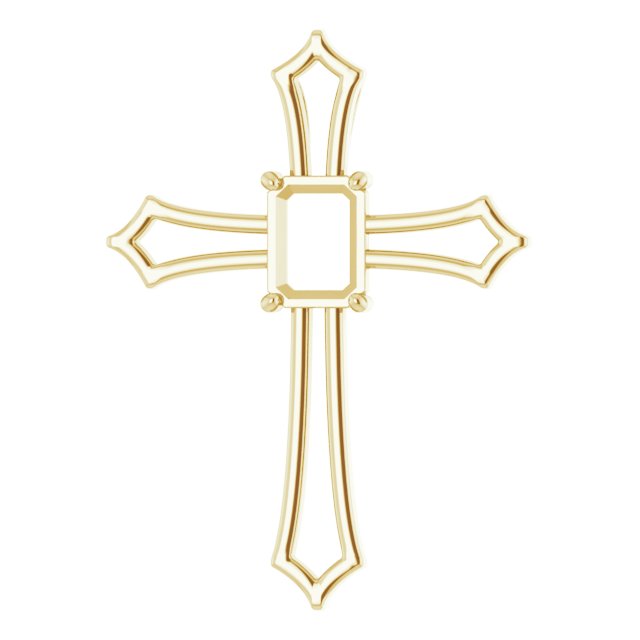 Accented Cross Pendant