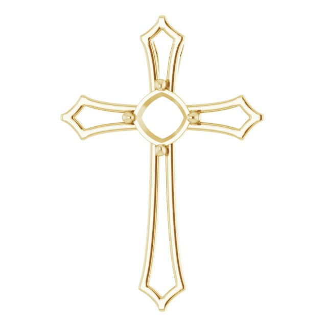 Accented Cross Pendant