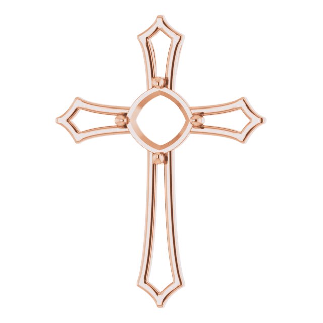 Accented Cross Pendant
