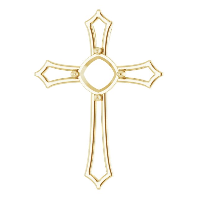 Accented Cross Pendant
