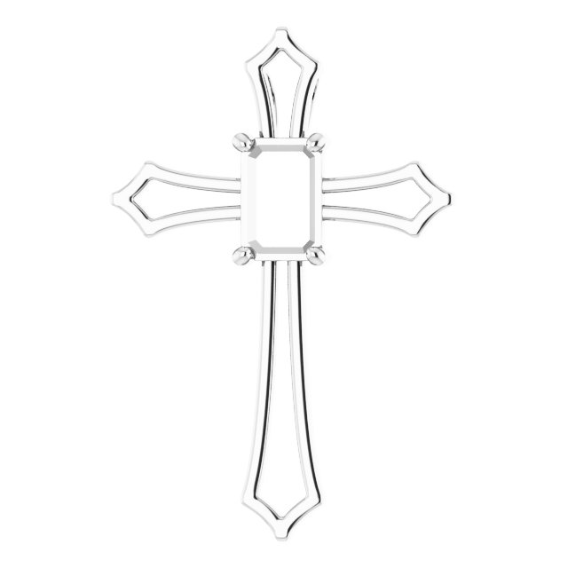 Accented Cross Pendant
