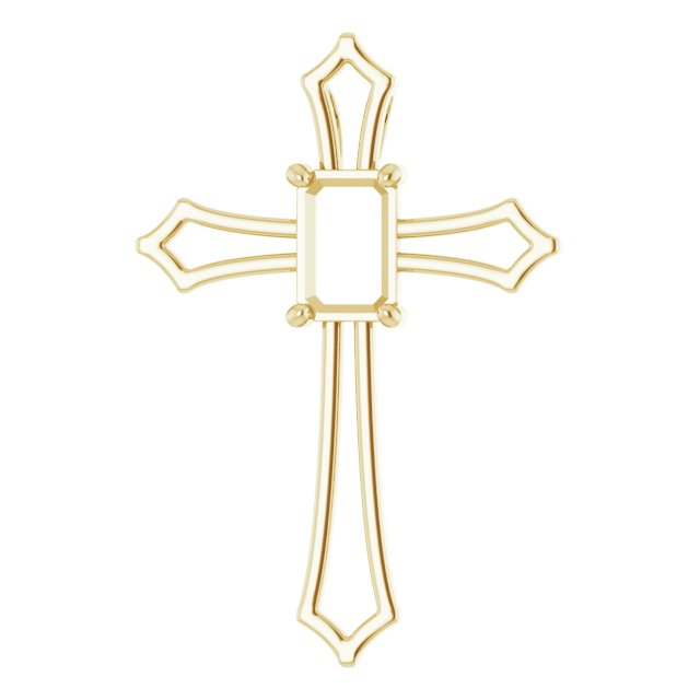 Accented Cross Pendant