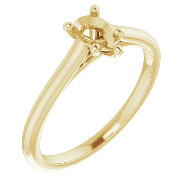 Accented Infinity-Inspired Engagement Ring