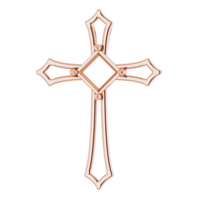 Accented Cross Pendant