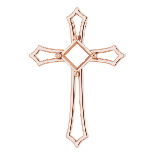 Accented Cross Pendant