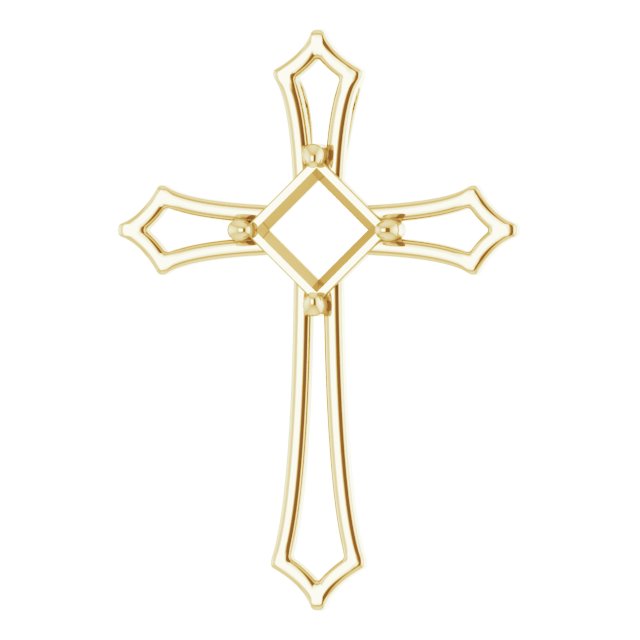 Accented Cross Pendant