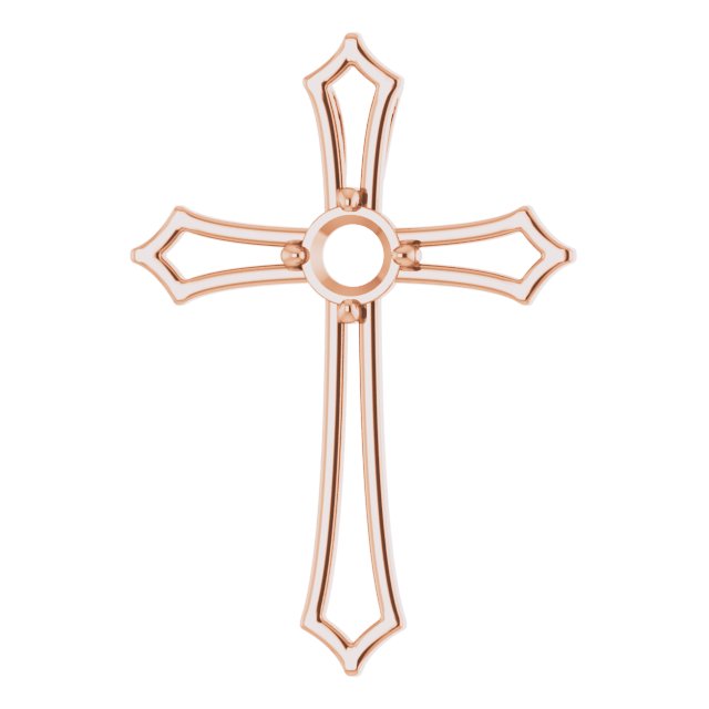 Accented Cross Pendant