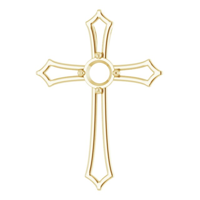 Accented Cross Pendant