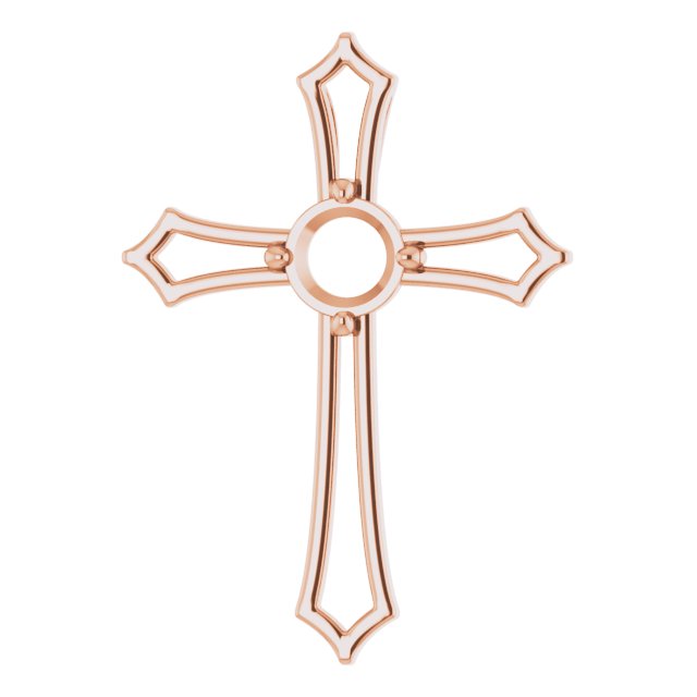 Accented Cross Pendant