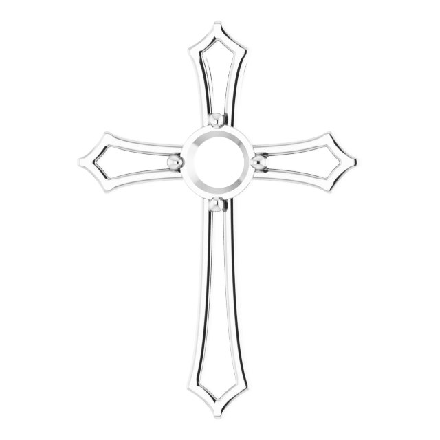 Accented Cross Pendant