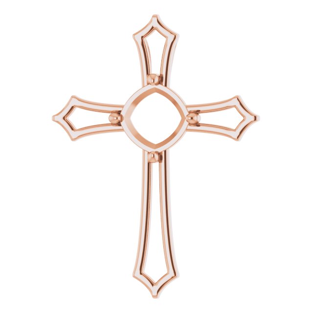 Accented Cross Pendant