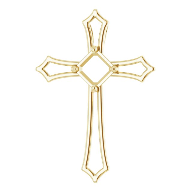 Accented Cross Pendant