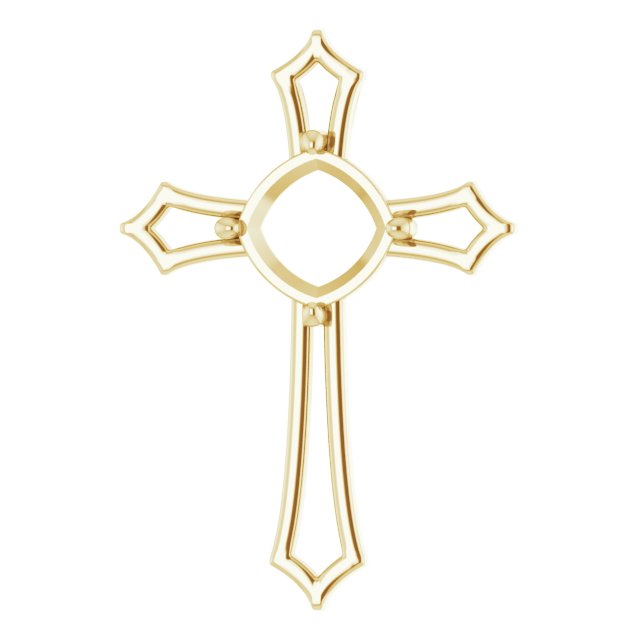 Accented Cross Pendant