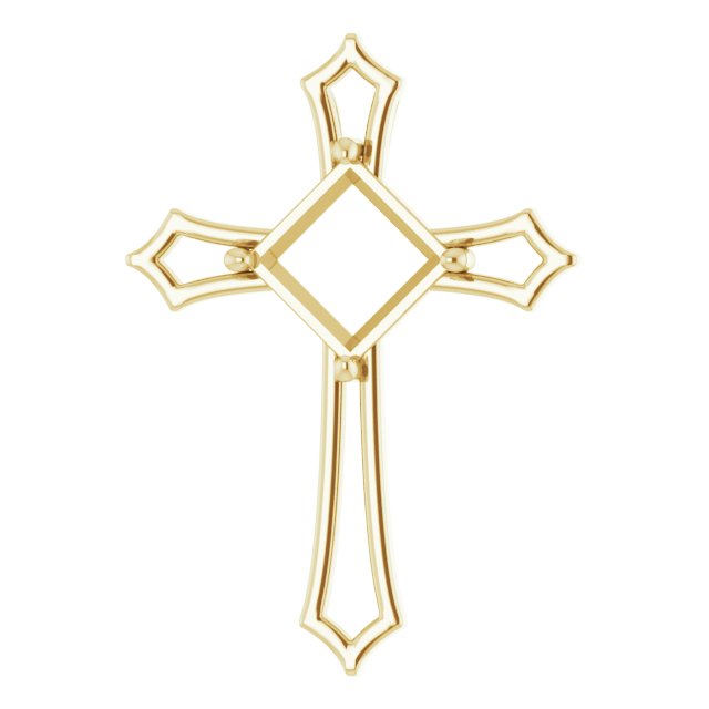 Accented Cross Pendant