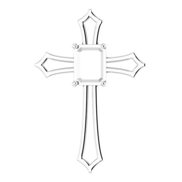Accented Cross Pendant
