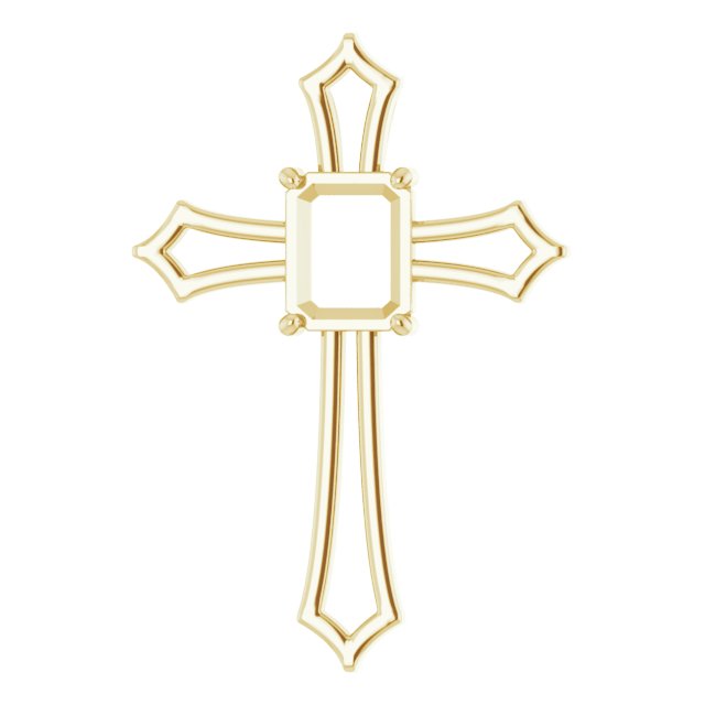 Accented Cross Pendant