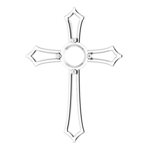 Accented Cross Pendant