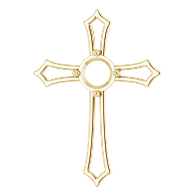 Accented Cross Pendant