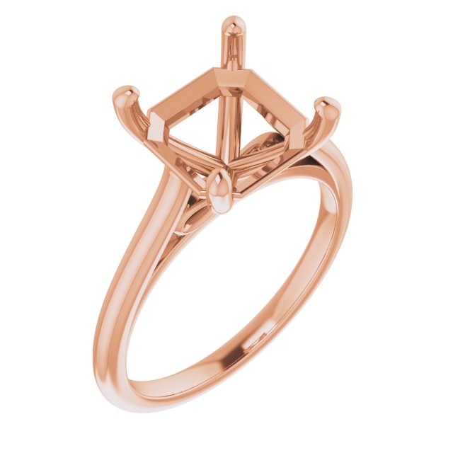 Accented Infinity-Inspired Engagement Ring