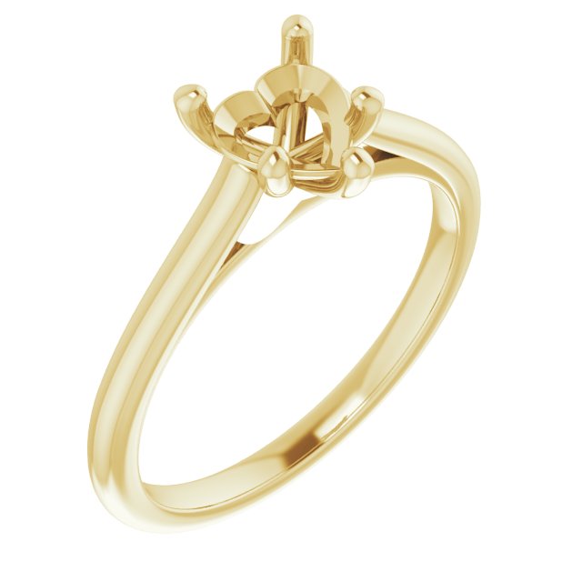 Accented Infinity-Inspired Engagement Ring