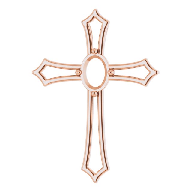 Accented Cross Pendant