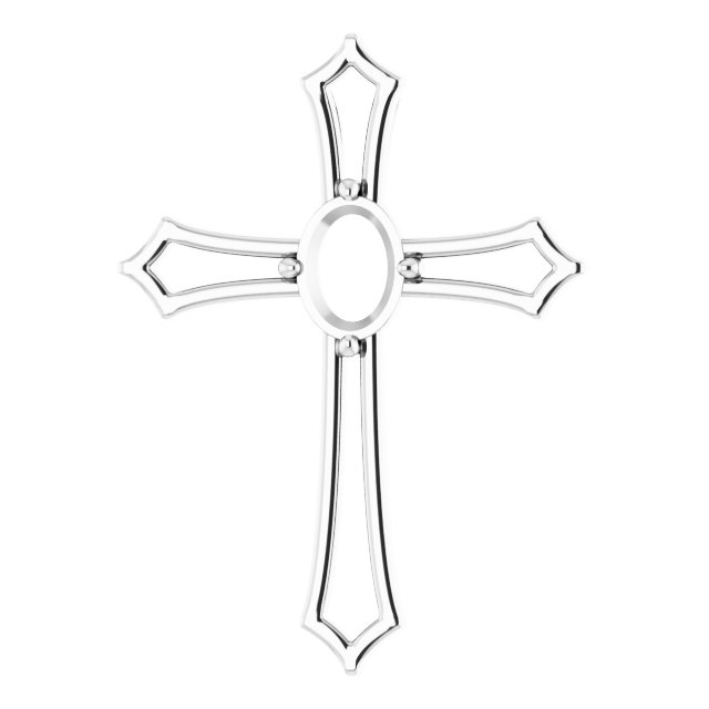 Accented Cross Pendant